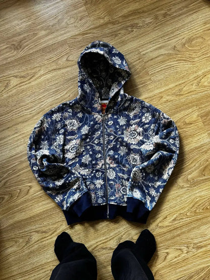 Fur Collar Zipper Hoodie