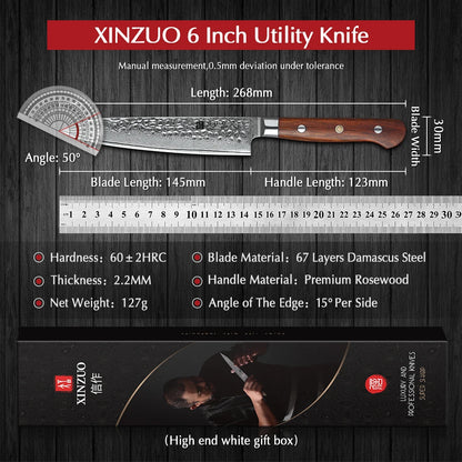 6'' Inch Utility Knife