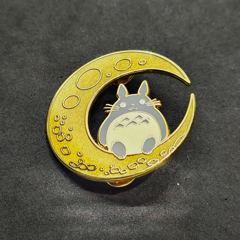 moon totoro brooch