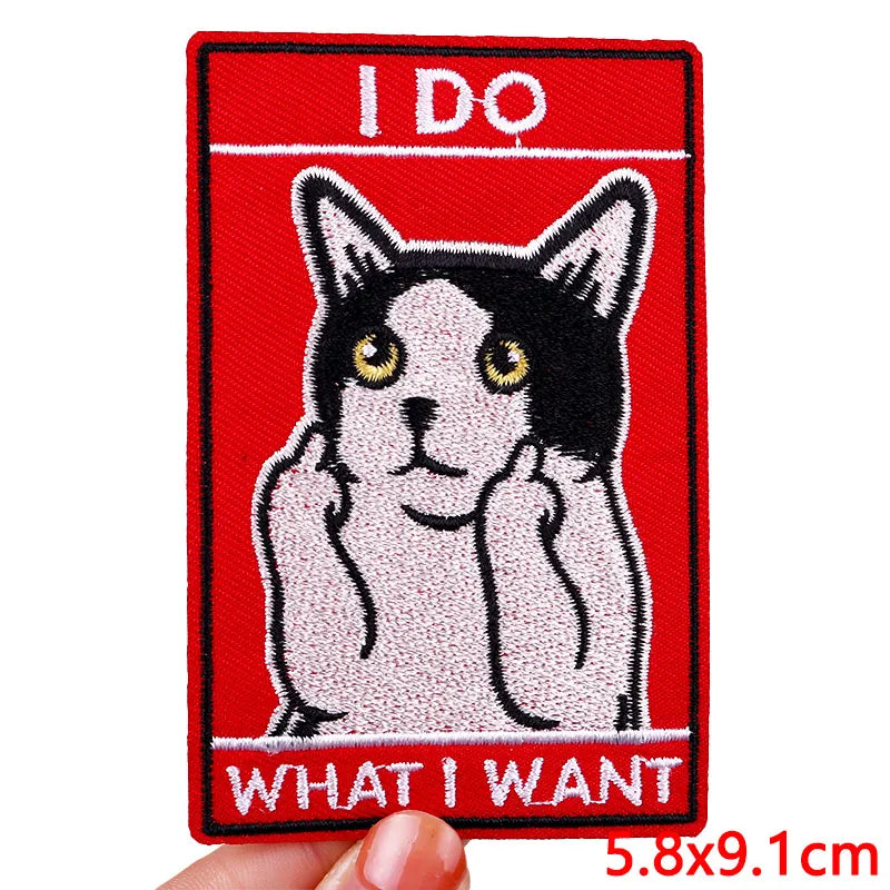 Cat Embroidery Patch