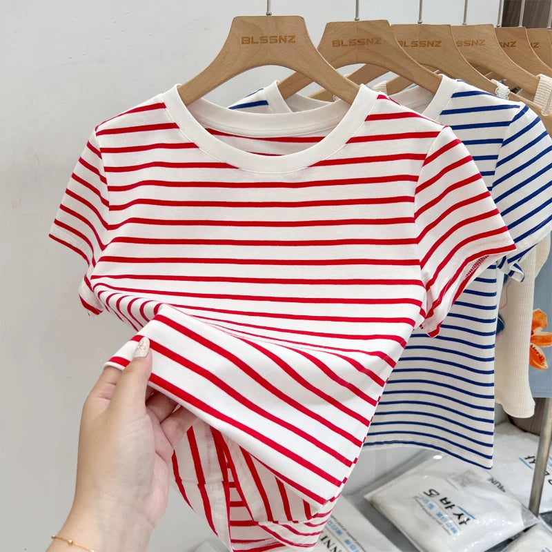 Short Sleeve Striped T-Shirt