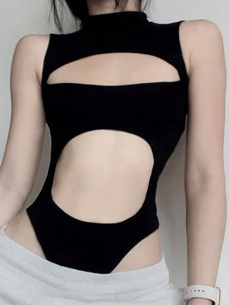Body sin mangas calado