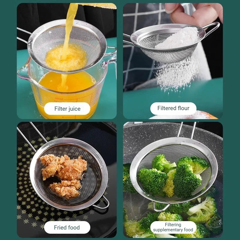Flour Strainer Mesh With Handle