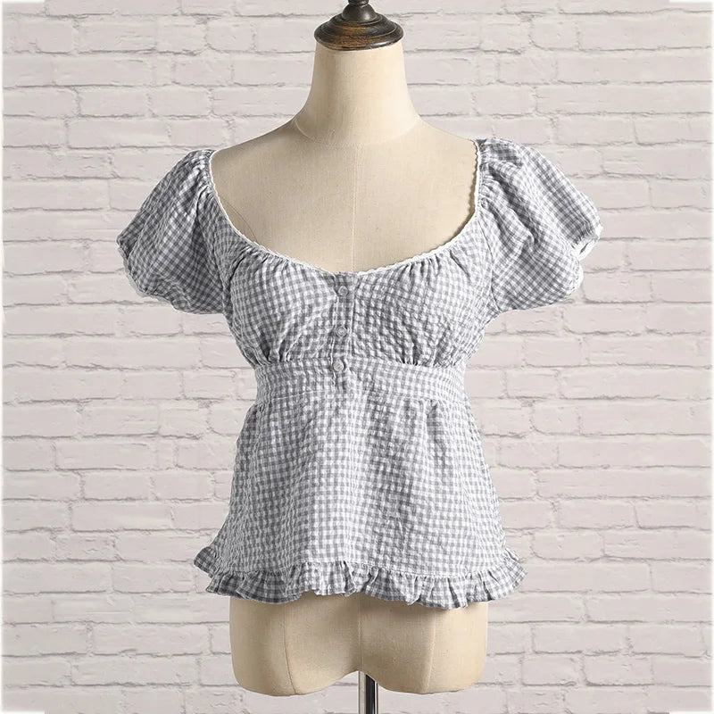 Plaid Slim T-shirt
