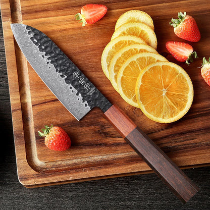 5" Japanese Classic Hand Forged Santoku Knife