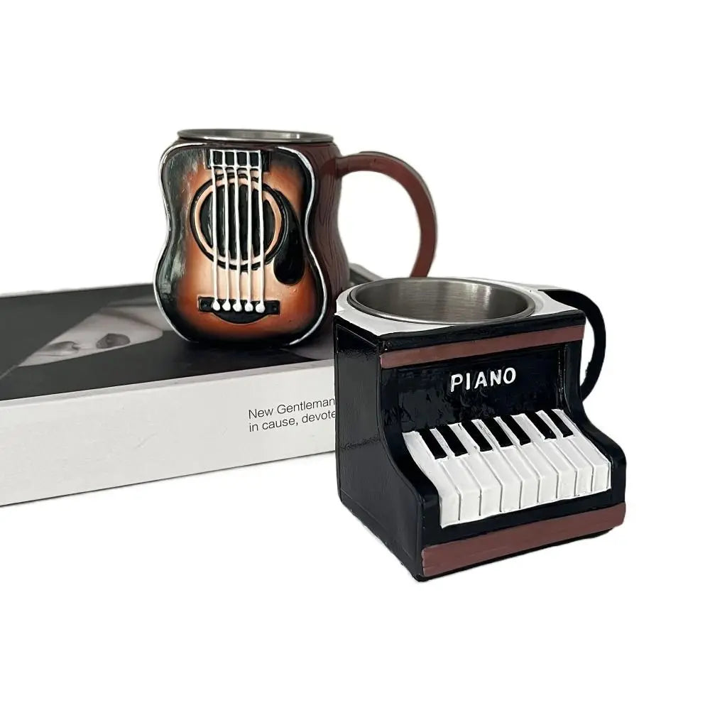 Resin Musical Instrument Coffee Mug