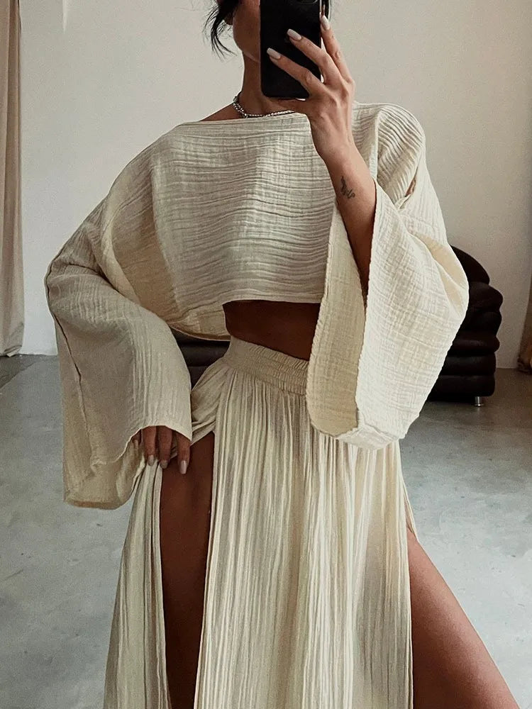 Conjunto de Falda Unicolor