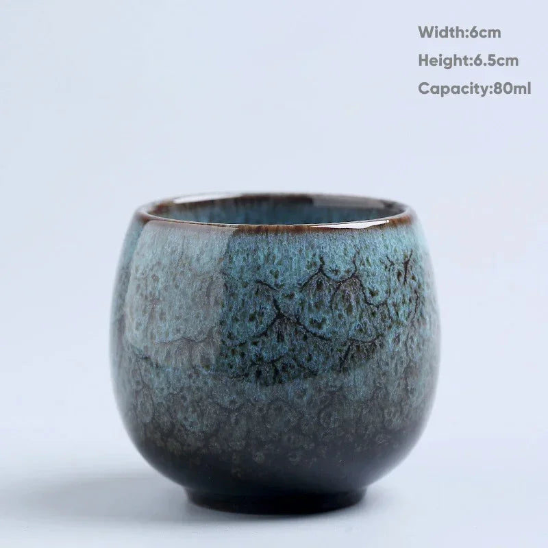 Kiln Change China Ceramic Tea Cup