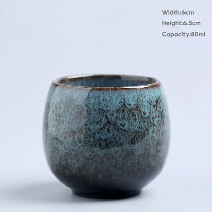Kiln Change China Ceramic Tea Cup
