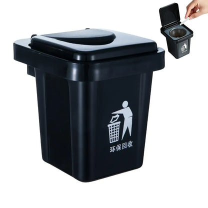 Stainless Steel Wall-Mounted Ashtray with Lid