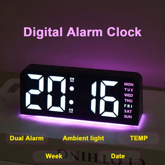 7'' LED Digital Alarm Clock