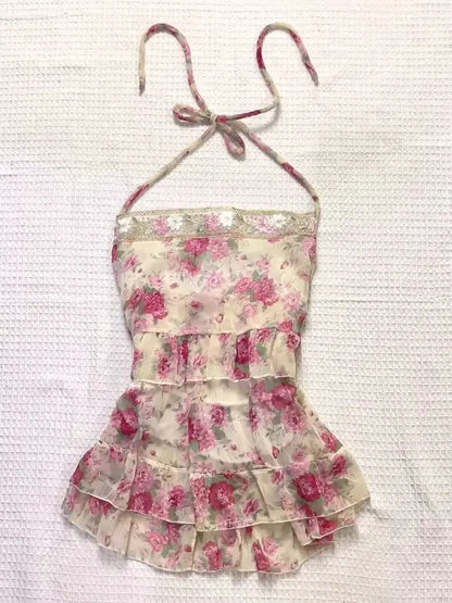 Floral Sleeveless Vest