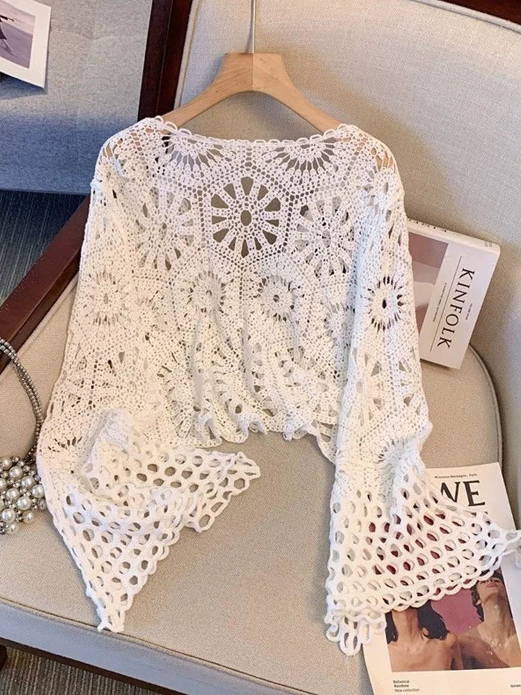 Hollow out Knitted Cardigan