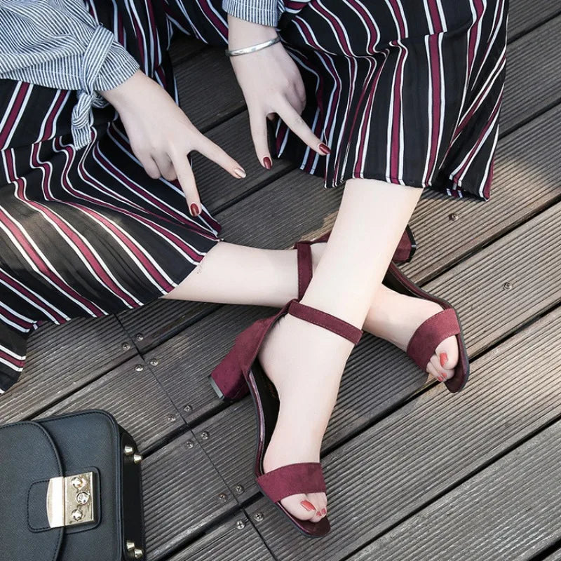 Medium High Heel Sandals