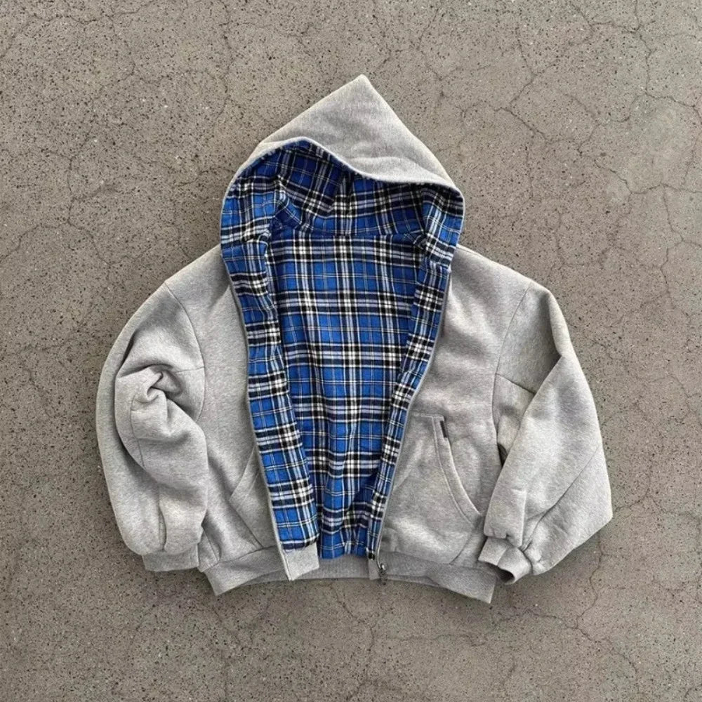 Fur Collar Zipper Hoodie