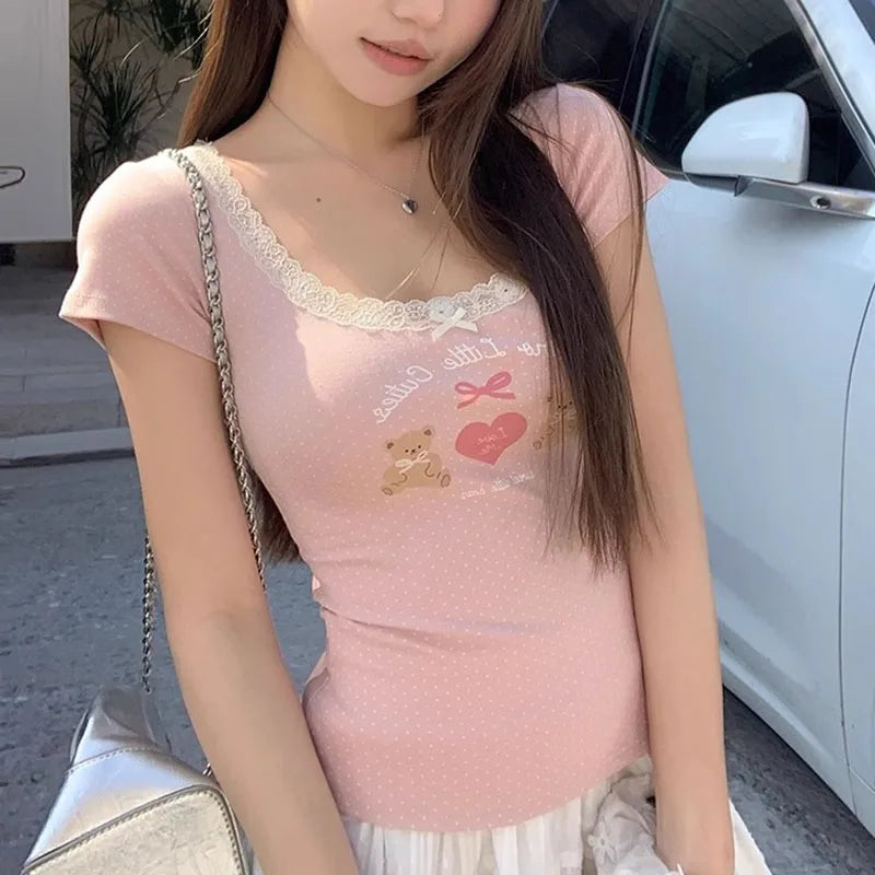 Bow Print Tee