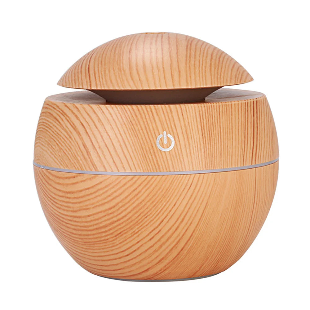 Humidificador Difusor de Aroma Eléctrico de Madera