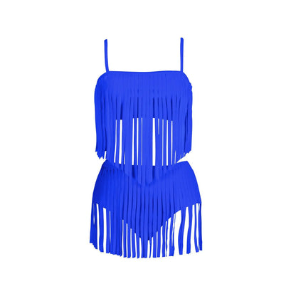 Solid Tassels Bikini