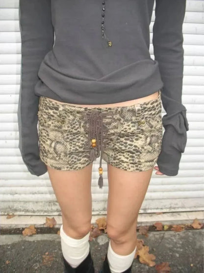Low Rise Jean Shorts