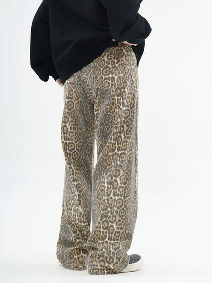 Leopard Print Jeans