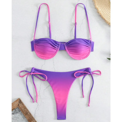 Ombré Underwire Bikini