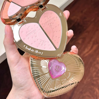 Dual-Color Blush Concealer Cushion Delicate And Smooth Brightening And Moisturizing Concealing Lasting Makeup