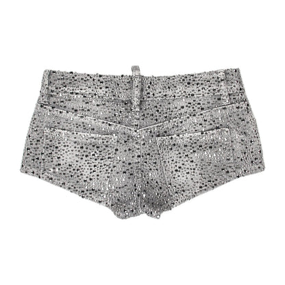 Washed Distressed Mini Shorts