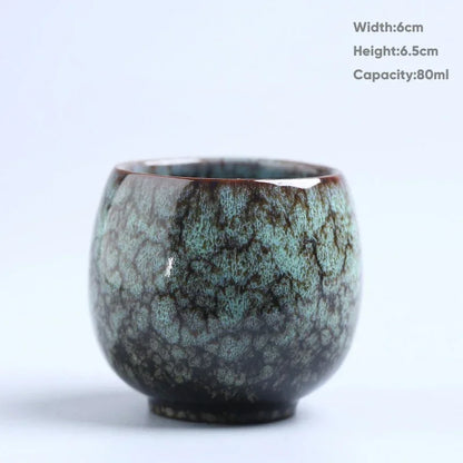 Kiln Change China Ceramic Tea Cup