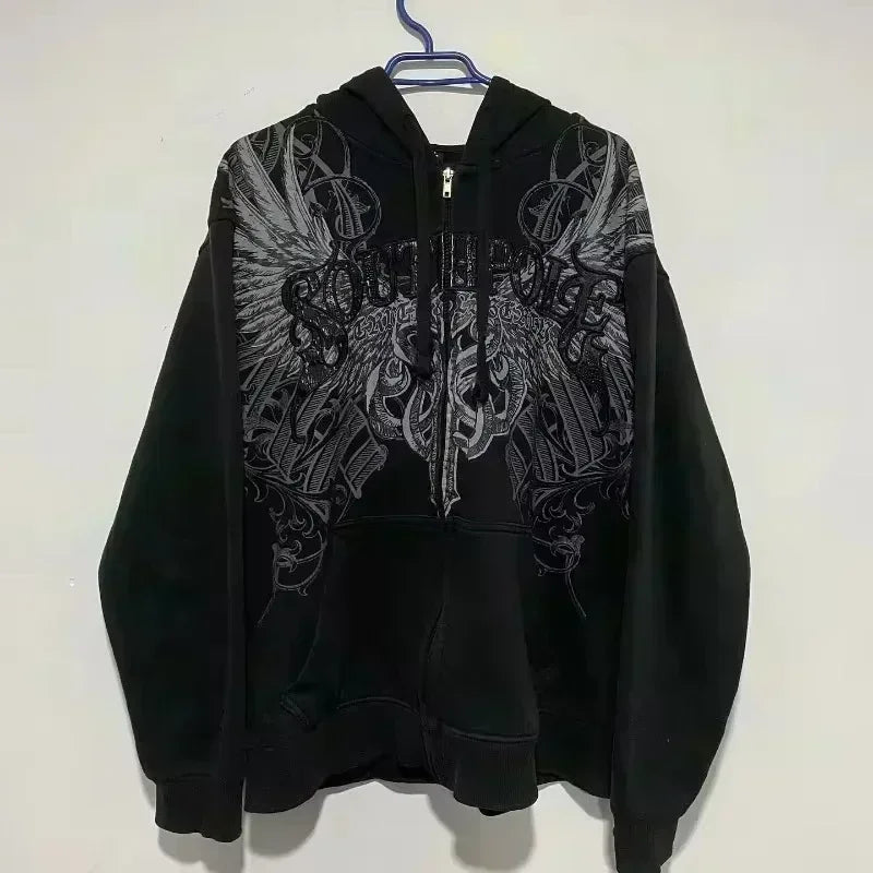 Fur Collar Zipper Hoodie