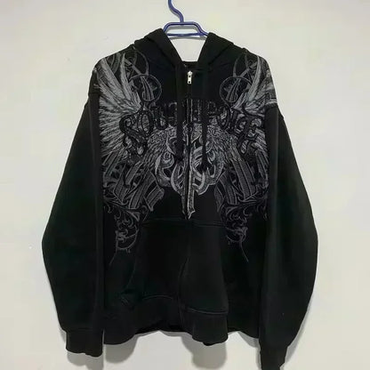 Fur Collar Zipper Hoodie