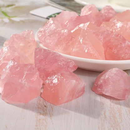 Natural Rose Quartz Raw Stone