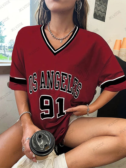Los Angeles No.91 Print T-Shirt