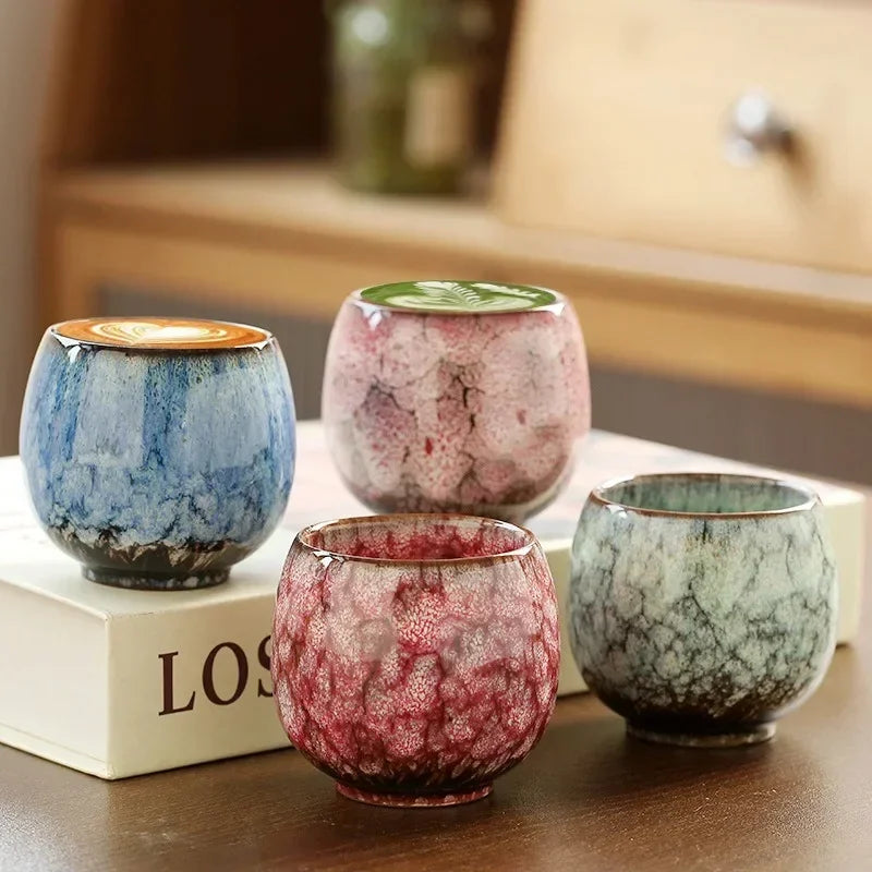 Kiln Change China Ceramic Tea Cup