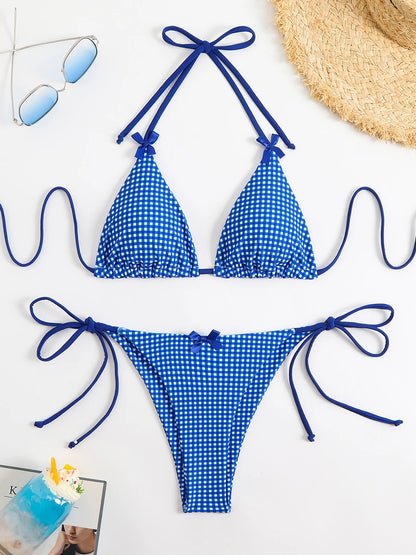 Plaid Bikini