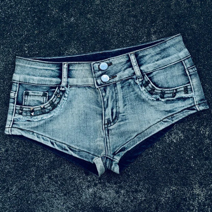 Rivet Denim Shorts
