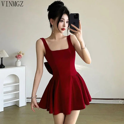 halter bow dress