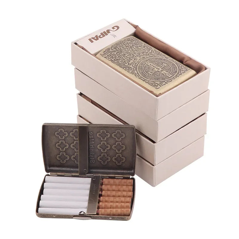 Cigarette Case Smoking with Two Clip