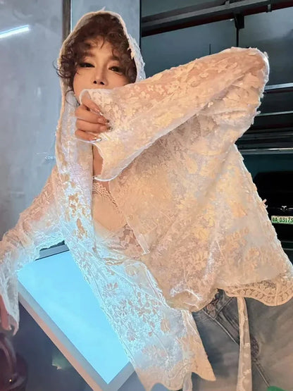 Lace Sun Protective Blouse