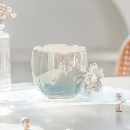Peacock Cup and Saucer