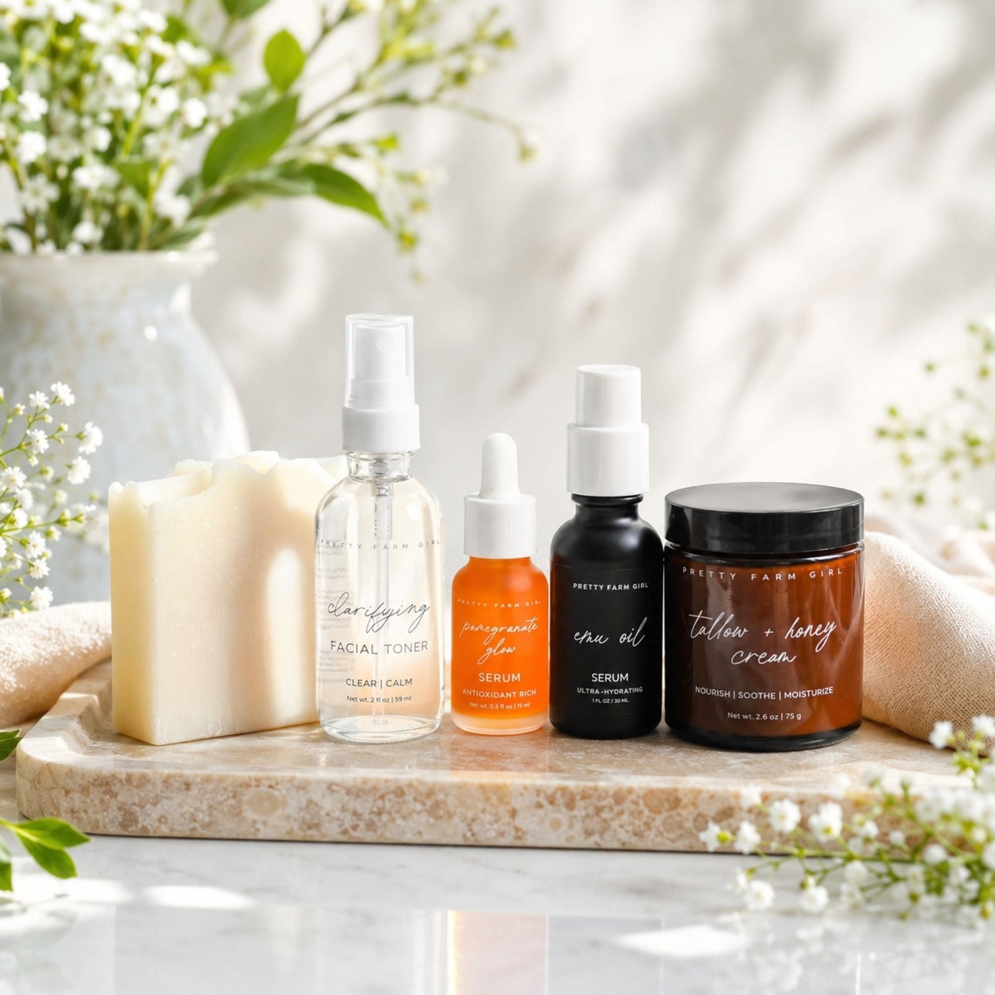 Kit Esencial de Rutina de Cuidado de la Piel Sin Perfume para Piel Sensible