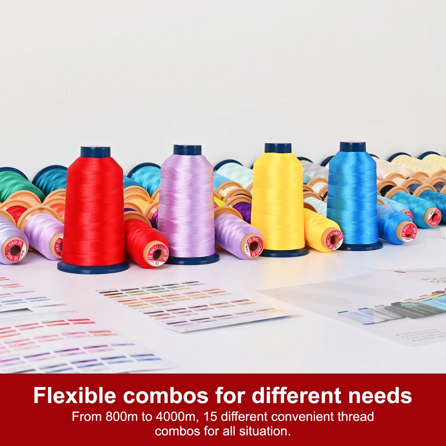 80Pcs Colors Embroidery Threads