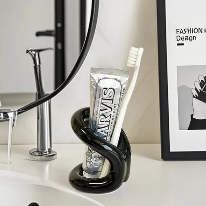 Ins modern casual rope series ceramic toothbrush holder