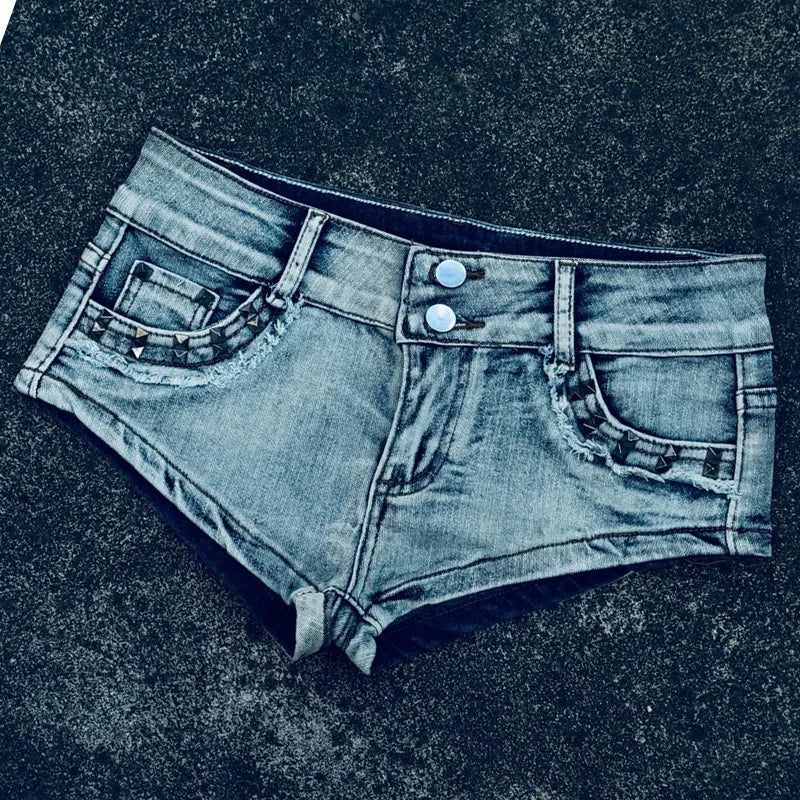 Rivet Denim Shorts
