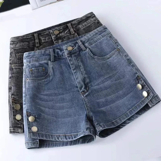 High Waisted Denim Shorts