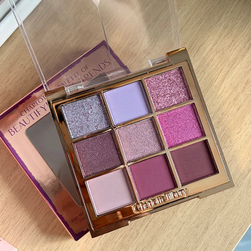 CT Summer Limited Lip Gloss Hydrating Lipstick Setting Powder Shine Nine-Color Eyeshadow Palette Blush Skincare Essence Makeup