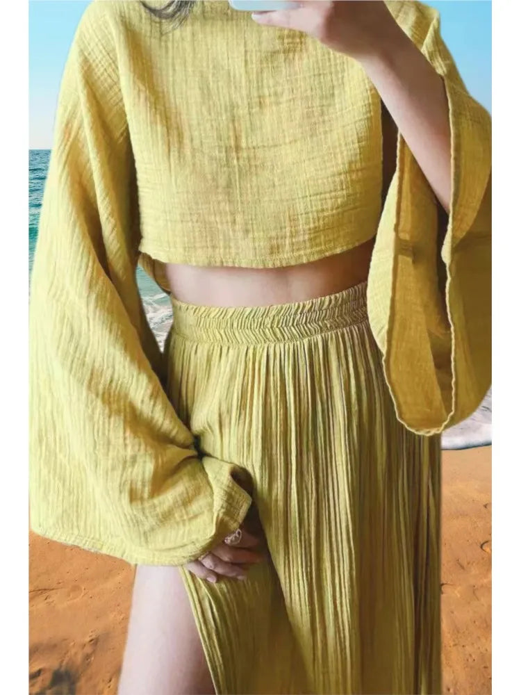 Conjunto de Falda Unicolor