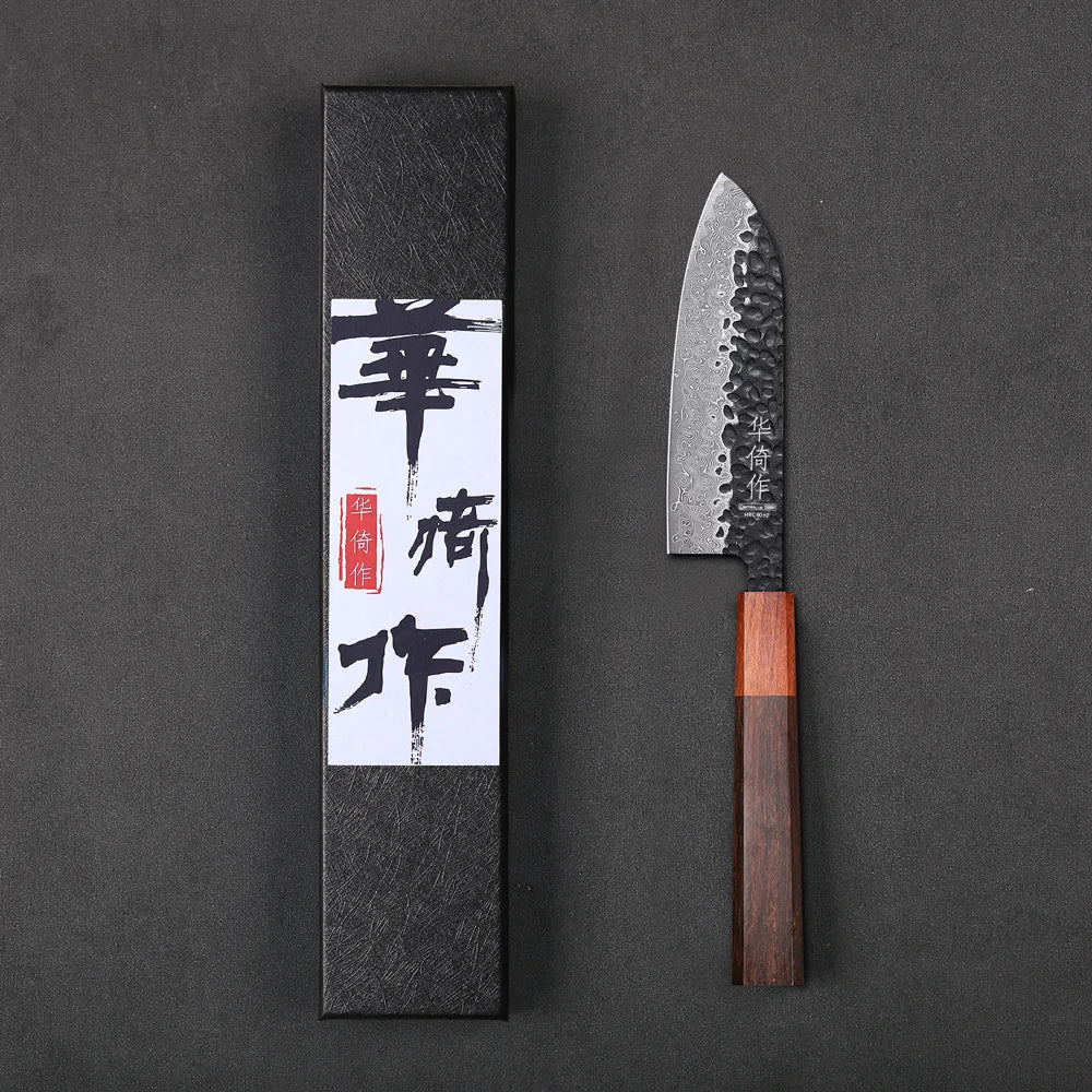 5" Japanese Classic Hand Forged Santoku Knife