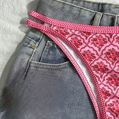 Flowers Printed Bikini