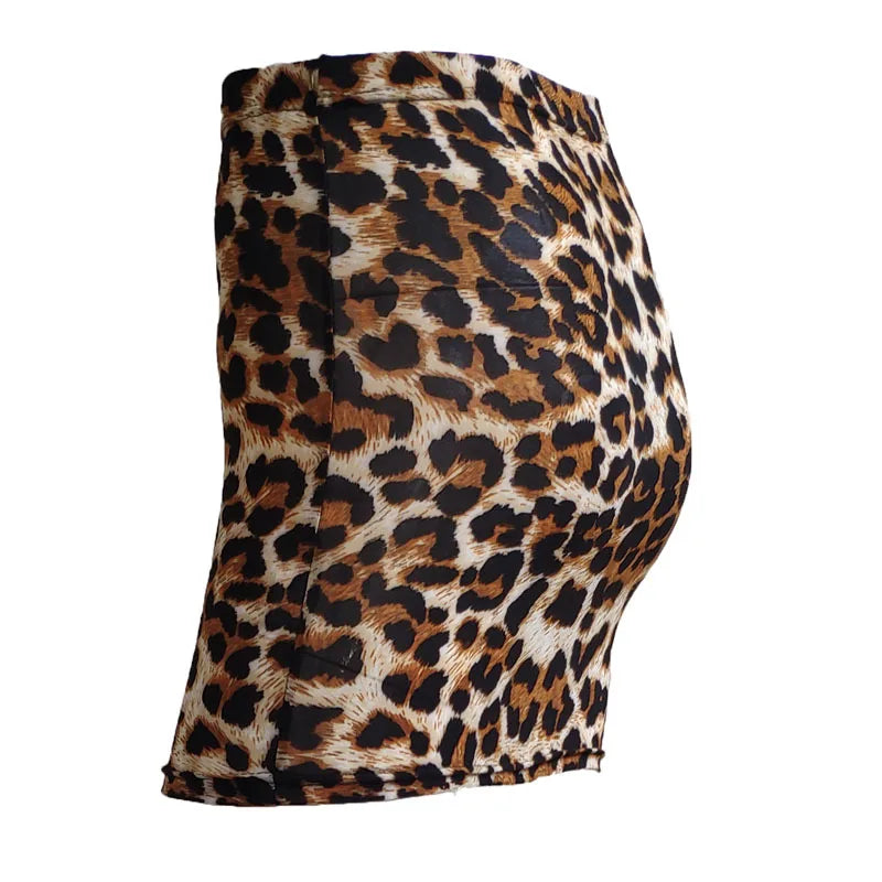 Falda Bodycon Estampado Leopardo