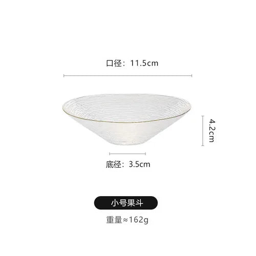 Japanese-style Horizontal Glass Plate